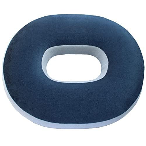 Eder Care Orthopaedic Foam Donut Ring Pillow Coccyx Seat Cushion for Piles Haemorrhoid Coccyx Sciatica Tailbone Back Pain Fistula Prostate Post Natal Pain Relief Chair