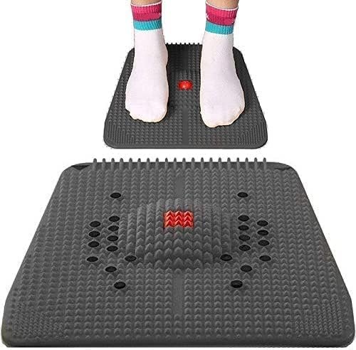 Madison Acupressure magnetic pyramidal foot power mat therapy for stress and pain relief blood circulation health Care Useful Heel Knee Leg Sciatica massager